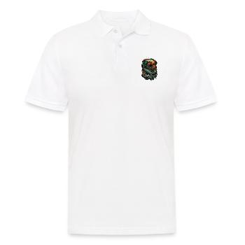 PERLINSEL - Männer Poloshirt - Weiß - Vorne - Kai (181cm)