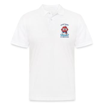 I'm Not Short I'm Penguin Size Süßer Winter - Männer Poloshirt - Weiß - Vorne - Kai (181cm)
