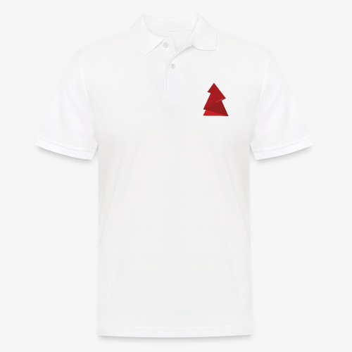 red triangles fir - Men's Polo Shirt