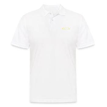 L’attention, pourrait soudainement parler de voitures - Polo Homme - blanc - Devant - Kai (181cm)