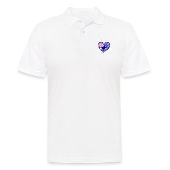 Australien - Australia - Männer Poloshirt - Weiß - Vorne - Kai (181cm)
