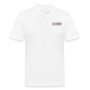 Arbeiter - Männer Poloshirt - Weiß - Vorne - Kai (181cm)