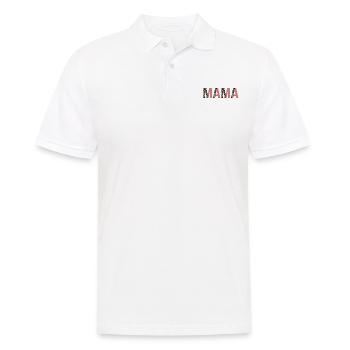 Mamma - Männer Poloshirt - Weiß - Vorne - Kai (181cm)