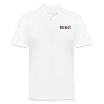 Mécanicien - Polo Homme - blanc - Devant - Kai (181cm)