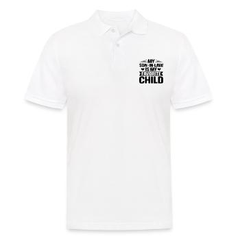 Mein Schwiegersohn ist mein Lieblingskind - Männer Poloshirt - Weiß - Vorne - Kai (181cm)