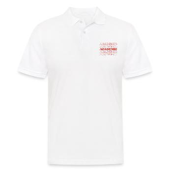 Akademischer Professor Lehrbeauftragter Tutor Lehrer - Männer Poloshirt - Weiß - Vorne - Kai (181cm)