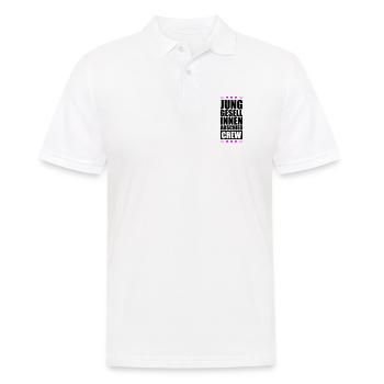 Enterrement de vie de jeune fille Crew Enterrement de vie de garçon - Polo Homme - blanc - Devant - Kai (181cm)