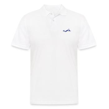 Herzschlag Schwimmer - Taucher Wassersport Athlet - Männer Poloshirt - Weiß - Vorne - Kai (181cm)