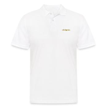 Herzschlag Schwimmer - Taucher Wassersport Athlet - Männer Poloshirt - Weiß - Vorne - Kai (181cm)