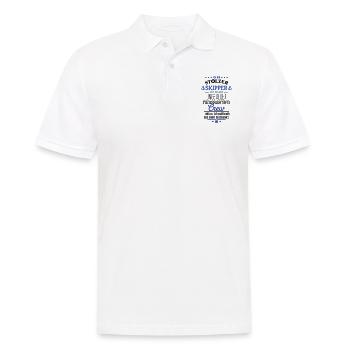 Ungeheuer fantastische Crew / Skipper - Männer Poloshirt - Weiß - Vorne - Kai (181cm)