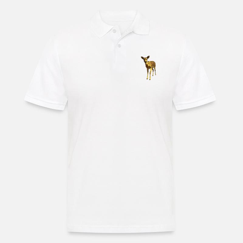 Bambi - Männer Poloshirt - Weiß