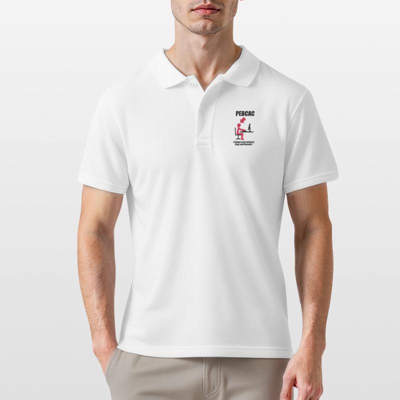 PEBCAC - Problem exists between Chair and Computer Men's Polo Shirt