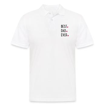Best Dad ever - Männer Poloshirt - Weiß - Vorne - Kai (181cm)