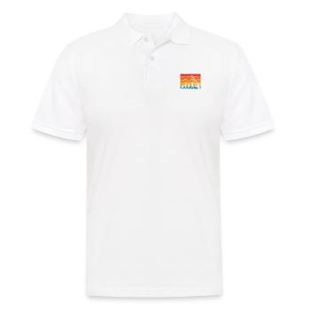 Further development of the white windsurfer - Men's Polo Shirt - white - Front - Kai (181cm)