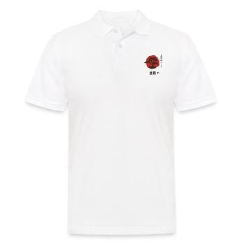 Bonsai arbre Yin et Yang symbole Japon méditation - Polo Homme - blanc - Devant - Kai (181cm)