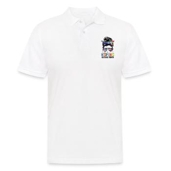Nationaler Monat des hispanischen Kulturerbes Spanisch Amerikanisch - Männer Poloshirt - Weiß - Vorne - Kai (181cm)