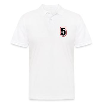 5 Nombre Collège - Polo Homme - blanc - Devant - Kai (181cm)