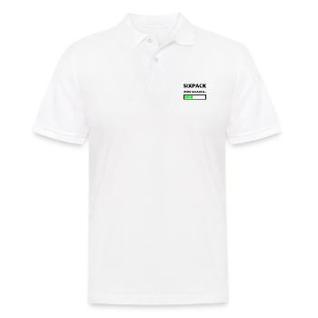 Sixpack wird geladen Sport Lustiges Training - Männer Poloshirt - Weiß - Vorne - Kai (181cm)