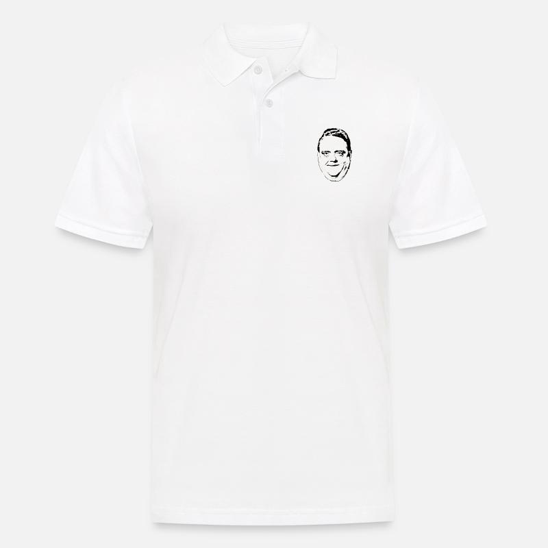 Johnny Bode - Männer Poloshirt - Weiß