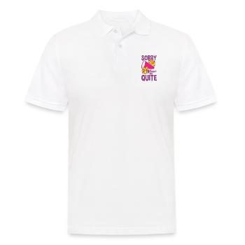 Sorry I Don't Do Quite Cheerleader Sports Cheering - Männer Poloshirt - Weiß - Vorne - Kai (181cm)
