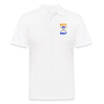 Rise and Fight Sword Star Battle Rise - Men's Polo Shirt - white - Front - Kai (181cm)