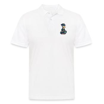 Serpent soldat - Polo Homme - blanc - Devant - Kai (181cm)