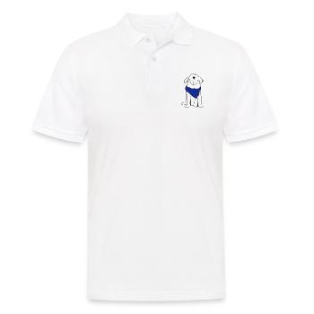 Netter Retriever - Männer Poloshirt - Weiß - Vorne - Kai (181cm)