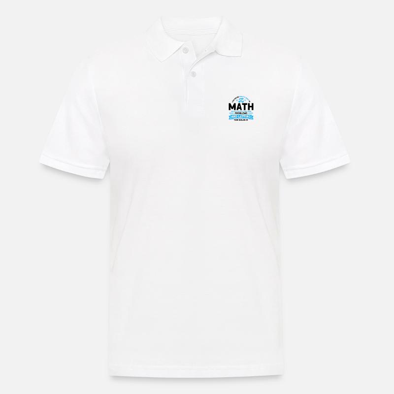 Math Mathematics Science Math Gift - Men's Polo Shirt - white