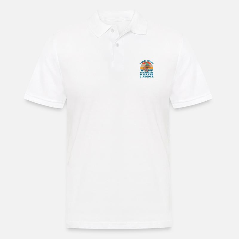 Frosch - Männer Poloshirt - Weiß