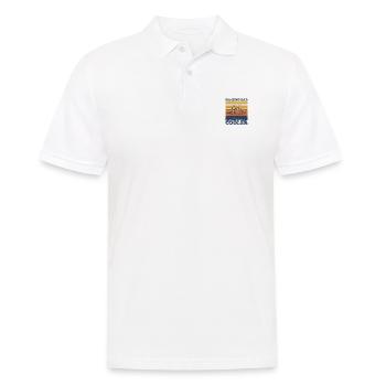 Camping - Men's Polo Shirt - white - Front - Kai (181cm)