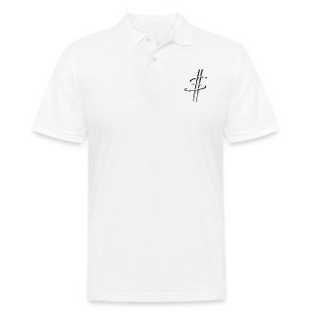 $ Bargeld Geld Geld - Männer Poloshirt - Weiß - Vorne - Kai (181cm)