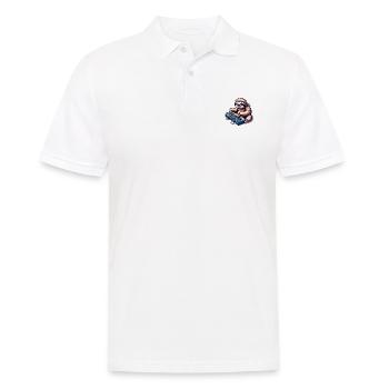 Faultier Keyboard Spieler Musiker Smooth - Männer Poloshirt - Weiß - Vorne - Kai (181cm)