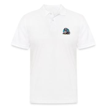 Bolonka Zwetna Propriétaire de chien Joueur de tennis - Polo Homme - blanc - Devant - Kai (181cm)