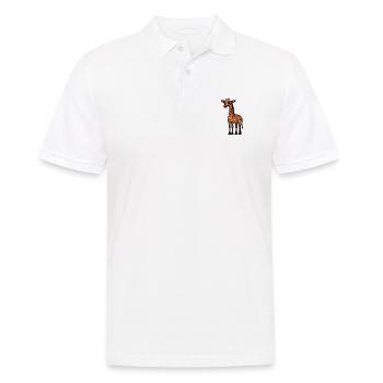 Giraffe Halloween Tier - Männer Poloshirt - Weiß - Vorne - Kai (181cm)