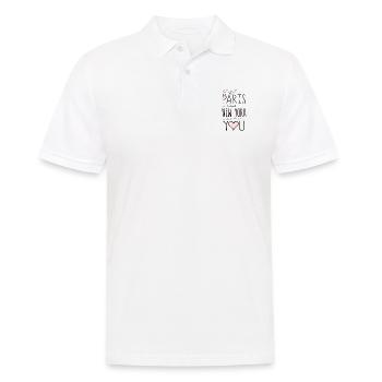 Paris - Männer Poloshirt - Weiß - Vorne - Kai (181cm)