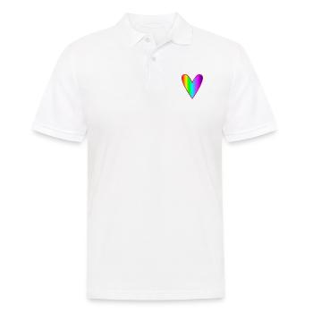 MAMAN. FÊTE DES MÈRES. BONNE FÊTE MAMAN. JE T'AIME - Polo Homme - blanc - Devant - Kai (181cm)