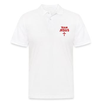 Croix de Jésus de l’équipe - Polo Homme - blanc - Devant - Kai (181cm)