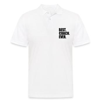 Best coach ever - Polo Homme - blanc - Devant - Kai (181cm)