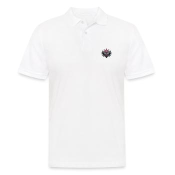 Heart Crown Love - Men's Polo Shirt - white - Front - Kai (181cm)