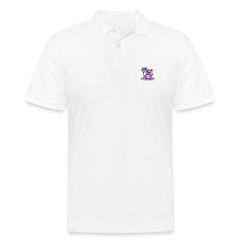 Armadillo Plage d’été Bande dessinée - Polo Homme - blanc - Devant - Kai (181cm)