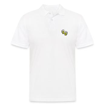 Beer Beer Mug Symbol Drinking Beer Glass - Men's Polo Shirt - white - Front - Kai (181cm)