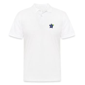 Gorilla Sommer Strand Comic - Männer Poloshirt - Weiß - Vorne - Kai (181cm)