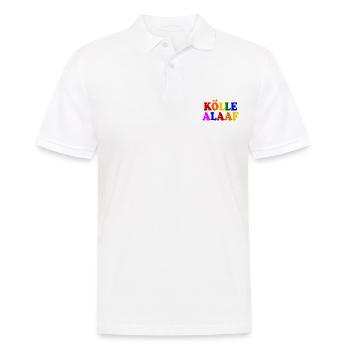 Kölle alaaf - Männer Poloshirt - Weiß - Vorne - Kai (181cm)