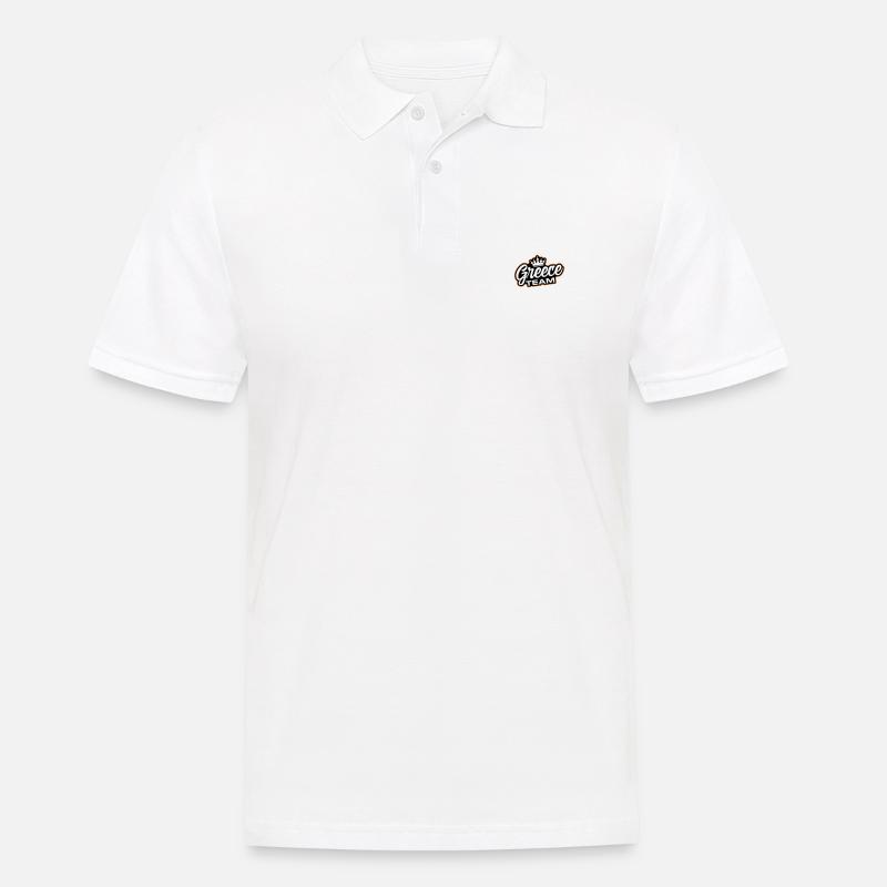 Greece Team - Männer Poloshirt - Weiß
