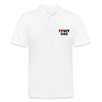 I love my dad - Polo Homme - blanc - Devant - Kai (181cm)