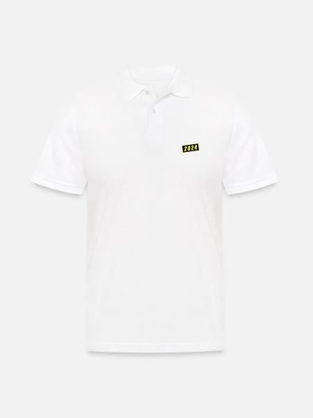 2024 year - Men's Polo Shirt - white