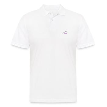Dicton d’enterrement de vie de jeune fille - Polo Homme - blanc - Devant - Kai (181cm)
