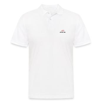 Petri Heil Heart Fishing - Men's Polo Shirt - white - Front - Kai (181cm)
