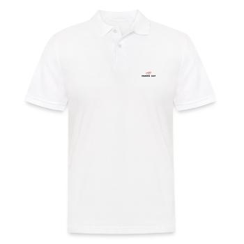 Running Team Herz - Männer Poloshirt - Weiß - Vorne - Kai (181cm)