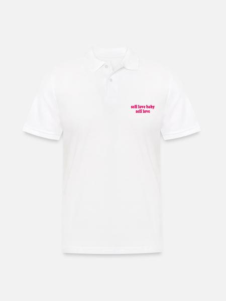 Self love baby self love - Männer Poloshirt - Weiß